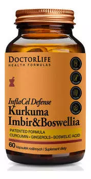 Doctor Life, Cell Defense Infla, Добавка , 60 капсул.