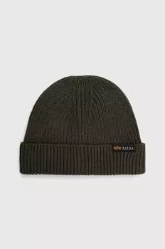 Докерс Шапка-бини Alpha Industries, зеленый