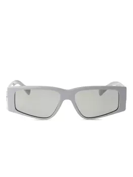 Dolce & Gabbana Eyewear logo-plaque солнцезащитные очки, серый