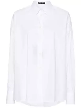 Dolce & Gabbana хлопковая рубашка, белый