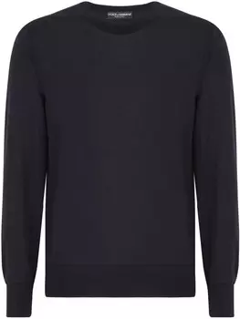 Dolce & Gabbana кашемировый джемпер, синий