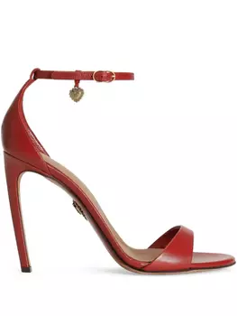 Dolce & Gabbana кожаные сандалии, красный
