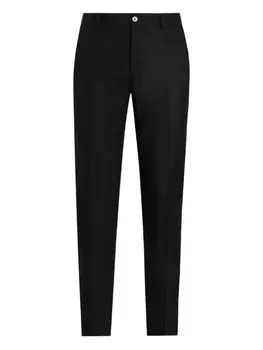 Dolce & Gabbana льняные брюки, черный