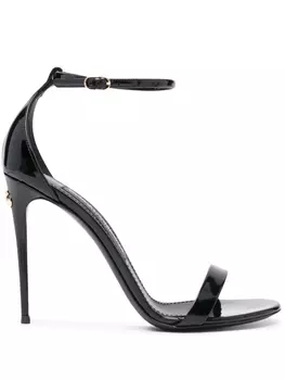 Dolce & Gabbana лакированные босоножки, черный