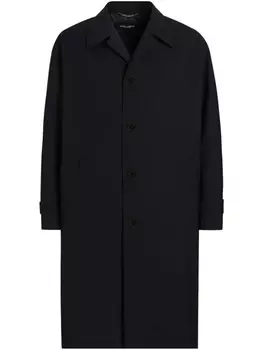 Dolce & Gabbana однобортное пальто, синий