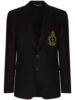 Dolce & Gabbana однобортный пиджак, черный