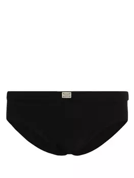 Dolce & Gabbana плавки с логотипом, черный