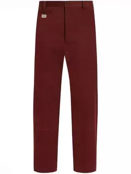 Dolce & Gabbana прямые брюки, красный