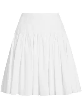 Dolce & Gabbana расклешенная юбка мини, белый