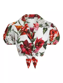 Dolce & Gabbana рубашка на пуговицах, белый