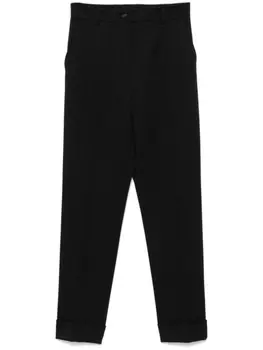 Dolce & Gabbana шерстяные брюки, черный