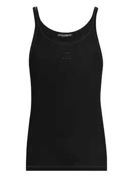 Dolce & Gabbana топ без рукавов, черный