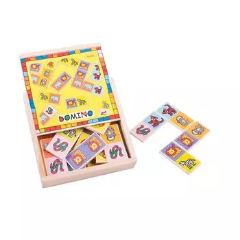 Домино Животные, Игрушки Bigjigs