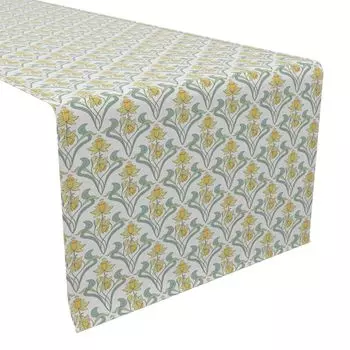Дорожка для стола, 100 % хлопок, 16x108 дюймов, цветочный 133