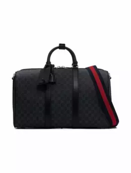 Дорожная сумка с монограммой Gucci, черный