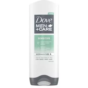 Dove Men+Care 3в1 Гель для душа для чувствительной кожи 400 мл