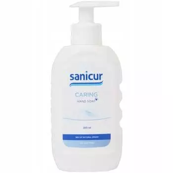 Дозатор для мыла для рук Sanicur Caring натуральные ингредиенты 300 мл Inna marka