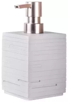 Дозатор мыла Sanilo "Calero White" 8х15,5х8 см, белый