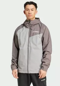 Дождевик Adidas Terrex, серый