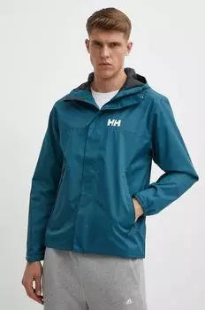 Дождевик Helly Hansen, бирюзовый