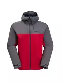 Дождевик Jack Wolfskin, красный