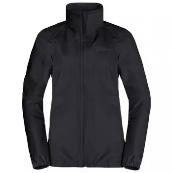 Дождевик Jack Wolfskin Women's Stormy Point 2L, черный
