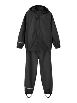 Дождевик NAME IT Regular Athletic Suit, черный