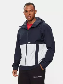 Дождевик стандартного кроя Helly Hansen, синий