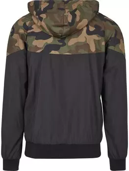Дождевик Urban Classics, цвет blk/woodcamo