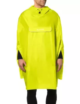 Дождевик VAUDE "VALDIPINO PONCHO", с капюшоном, цвет Lemon