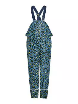 Дождевые брюки Schmuddelwedda, цвет stahlblau limette leo