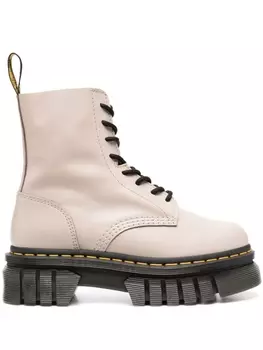 Dr. Martens ботинки Audrick 8-Eyeye Lux, нейтральный цвет