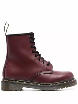 Dr. Martens ботинки на шнуровке, красный