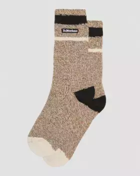 Dr. Martens Marl Органические носки, цвет Parchment Beige — Cotton Blend