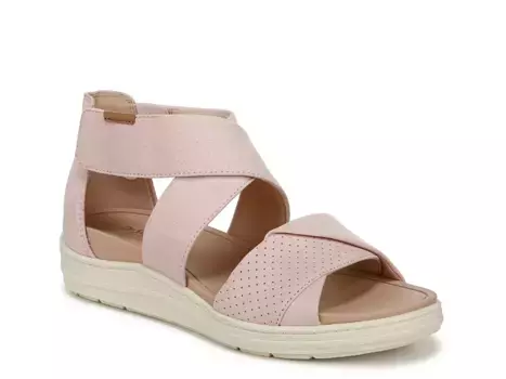 Dr. Scholl's Босоножки на танкетке Time Off Fun от Dr. Scholl, фуксия