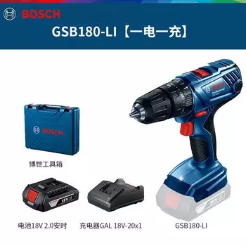 Дрель аккумуляторная Bosch GSB180-Li, 18 В