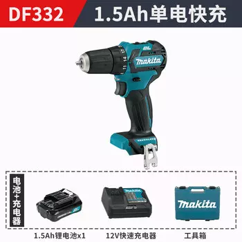 Дрель аккумуляторная Makita DF332DSYE + аккумулятор 1.5Ah