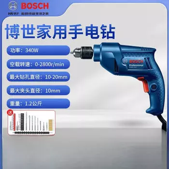 Дрель электрическая Bosch GBM340, 340W