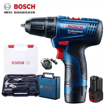 Дрель электрическая Bosch GSR120-Li с инструментами