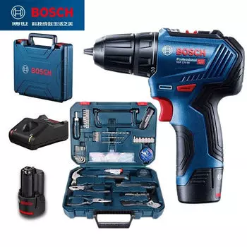 Дрель электрическая Bosch GSR12V-30 + набор инструментов