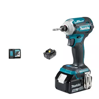 Дрель Makita DTD171RTJ + двойной аккумулятор 5.0Ah