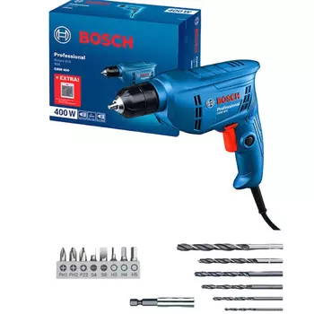 Дрель ручная Bosch GBM-400, 400W