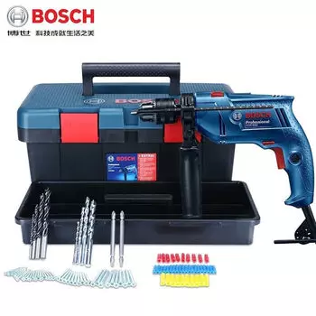 Дрель ручная Bosch GSB550 с ящиком
