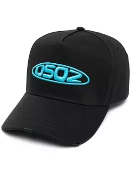 DSQUARED2 бейсболка с вышивкой, черный