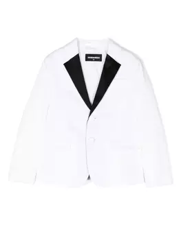 Dsquared2 блейзер с заостренными лацканами, белый