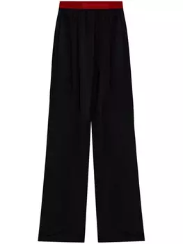 Dsquared2 dSQUARED2 хлопковые брюки прямого кроя, черный