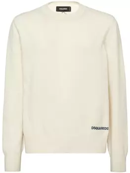 Dsquared2 джемпер с логотипом, белый