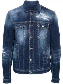 Dsquared2 джинсовая куртка Dan Jeand, синий