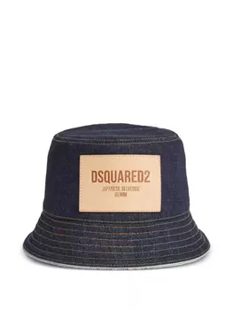 DSQUARED2 джинсовая панама, синий