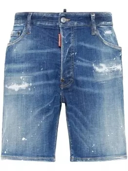 DSQUARED2 джинсовые шорты, синий
